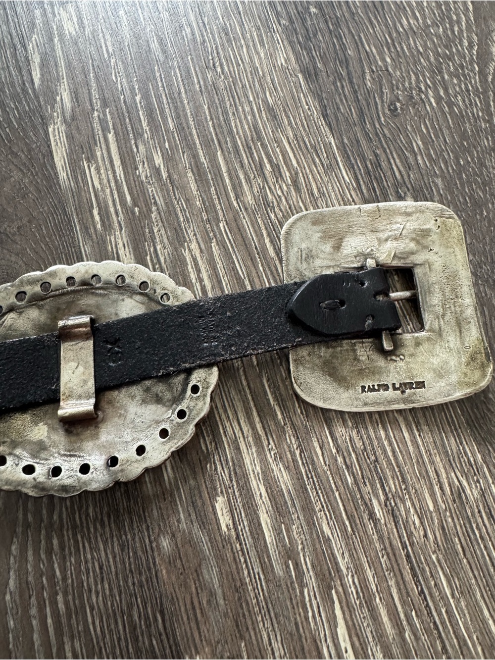 Ralph lauren black metal accent belt - Picture 10 of 10